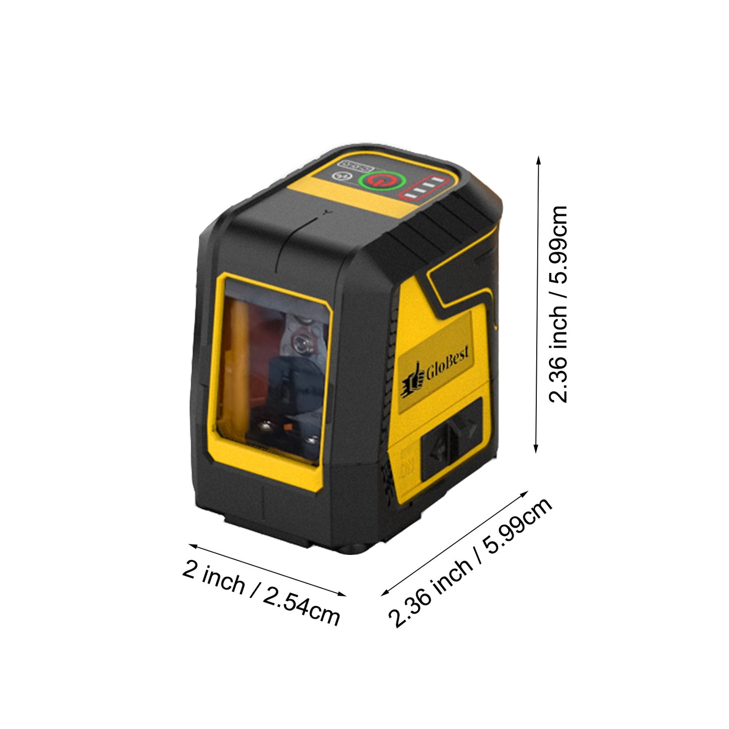 Laser Level, Green Cross Line Laser Lever, With Self-leveling, Manual, Pulse Mode, Lazer Level Tool For Picture Hanging, Tiling, Includes 360 Degree Magnetic Base & Battery