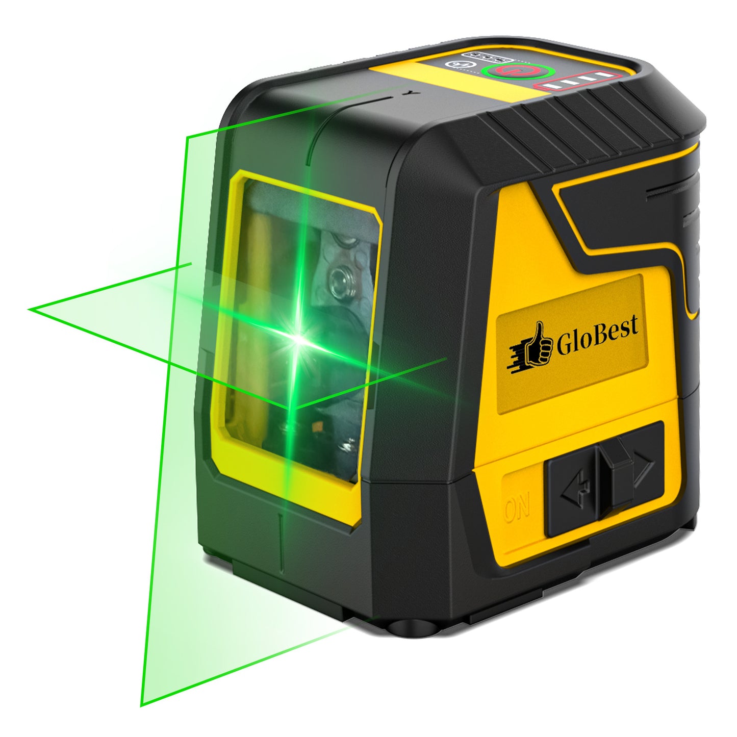 Laser Level, Green Cross Line Laser Lever, With Self-leveling, Manual, Pulse Mode, Lazer Level Tool For Picture Hanging, Tiling, Includes 360 Degree Magnetic Base & Battery