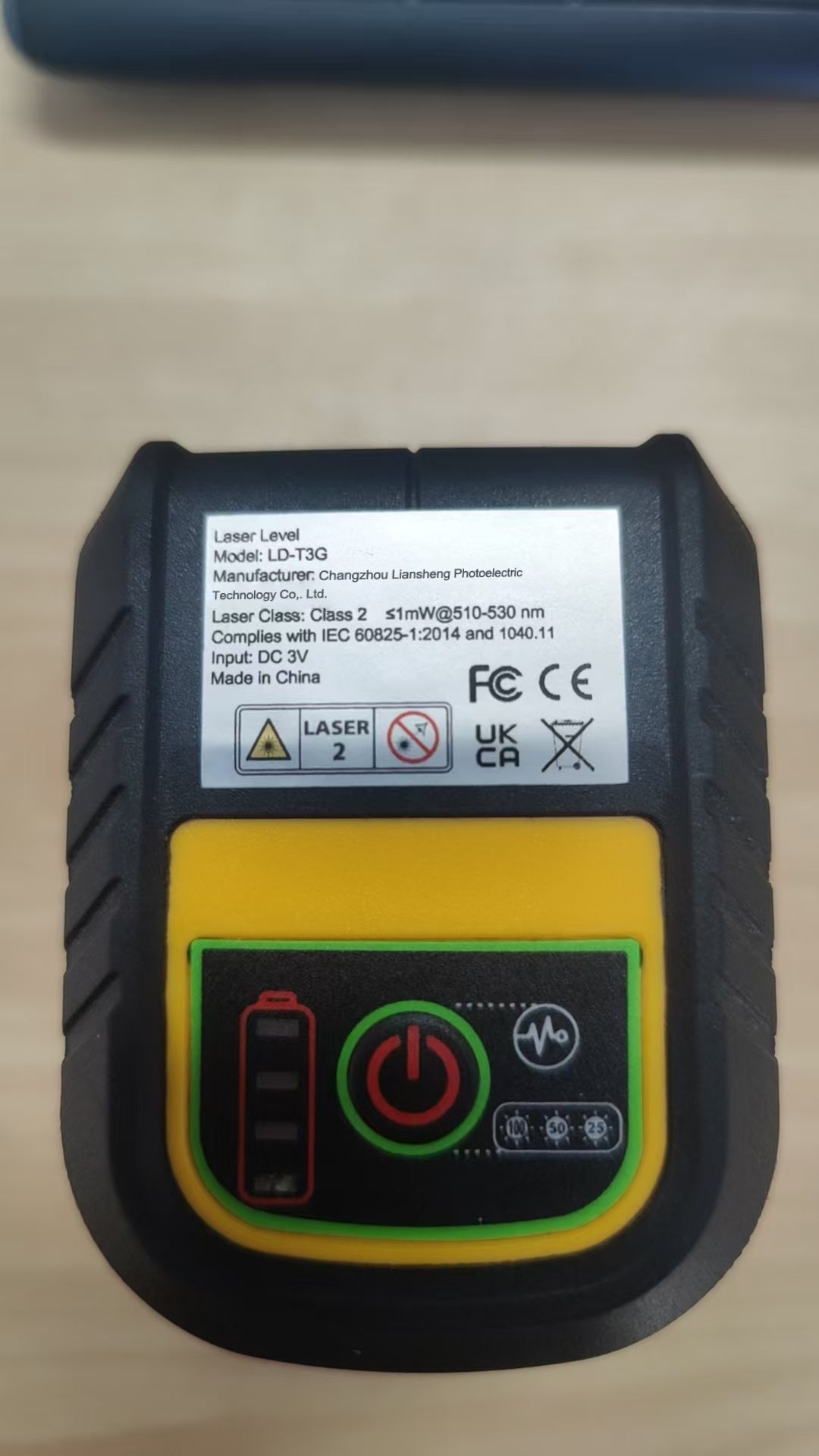 Laser Level, Green Cross Line Laser Lever, With Self-leveling, Manual, Pulse Mode, Lazer Level Tool For Picture Hanging, Tiling, Includes 360 Degree Magnetic Base & Battery